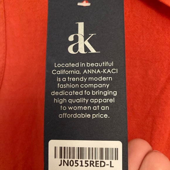 Red Sleeveless dress - Picture 3 of 3